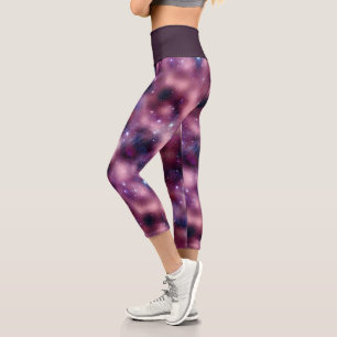 A Shimmering Galaxy Series Design 12 Capri Leggings