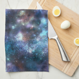 A Shimmering Galaxy Series Design 3  Tea Towel