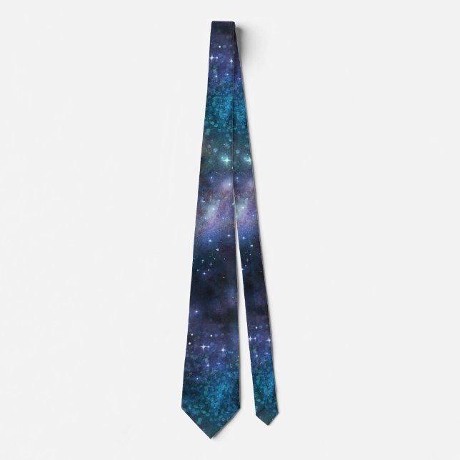A Shimmering Galaxy Series Design 3 Tie (Front)