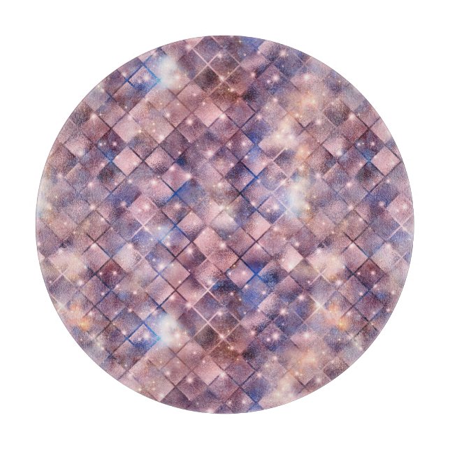 A Shimmering Galaxy Series Design 4 Cutting Board (Front)