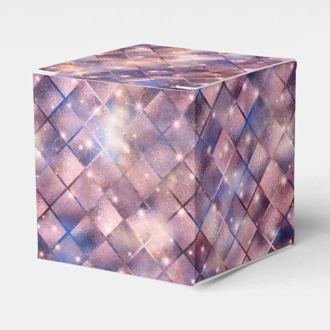 A Shimmering Galaxy Series Design 4  Favour Box (Front Side)