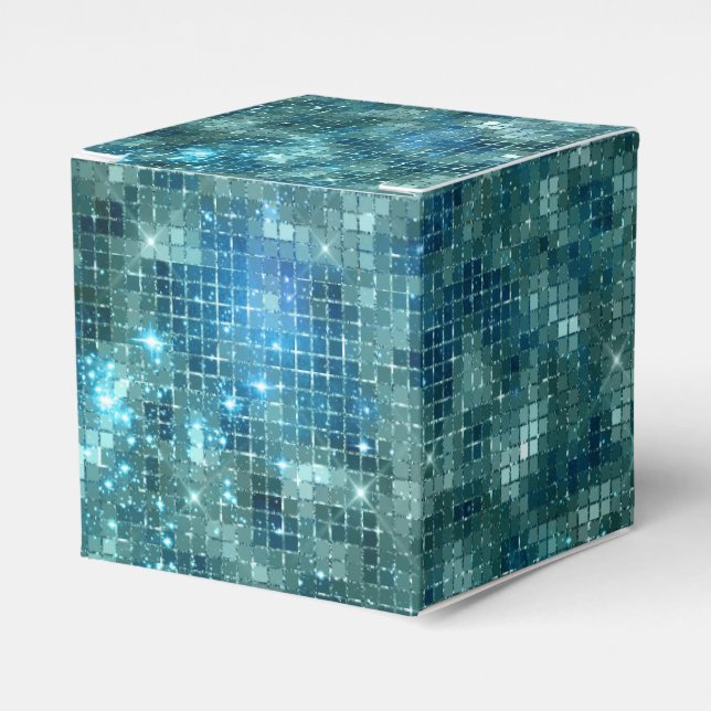 A Shimmering Galaxy Series Design 7 Favour Box (Front Side)