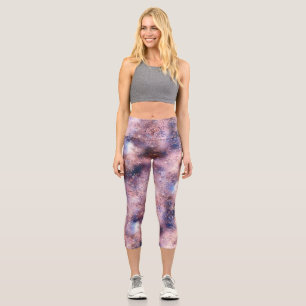 A Shimmering Galaxy Series Design 9 Capri Leggings