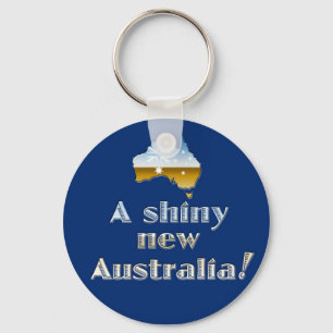 A Shiny New Australia Key Ring