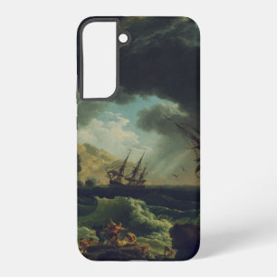 A Shipwreck in Stormy Seas by Claude-Joseph Vernet Samsung Galaxy Case