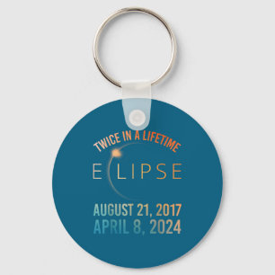 A Shirt Twice Lifetime Solar Eclipse Total Key Ring