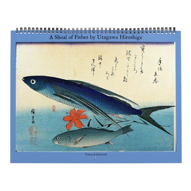 A Shoal of Fishes by Utagawa Hiroshige Calendar (Cover)