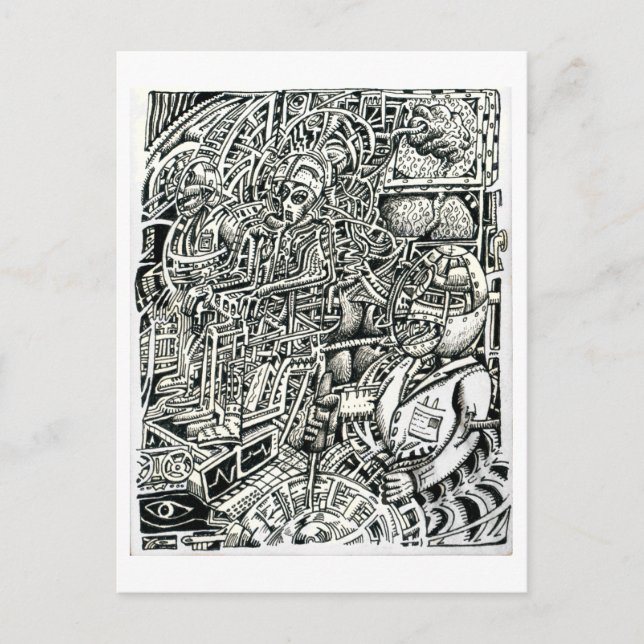 A Shock to the System (Electric Chair) Postcard (Front)