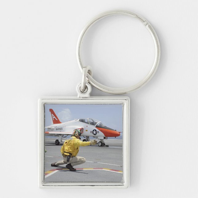 A shooter aboard the aircraft carrier key ring (Front)