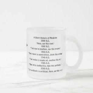 A Short History of Medicine Frosted Mug