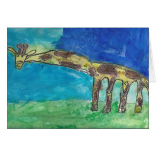 A Shy Giraffe