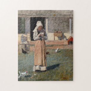 A Sick Chicken   Winslow Homer Jigsaw Puzzle