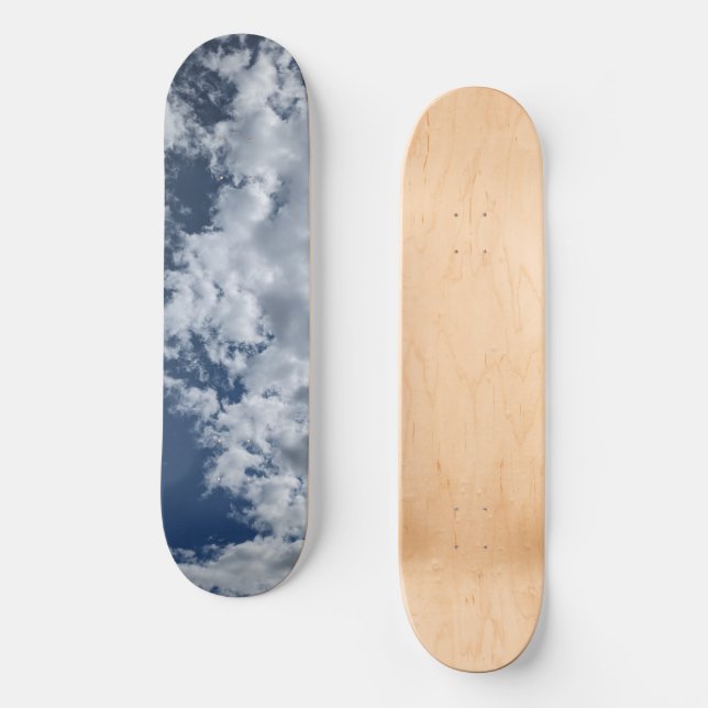 A side of clouds skateboard (Front)