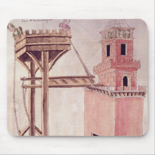 A siege machine mouse mat
