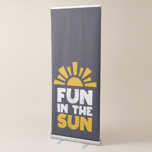 A sign that says fun on the sun