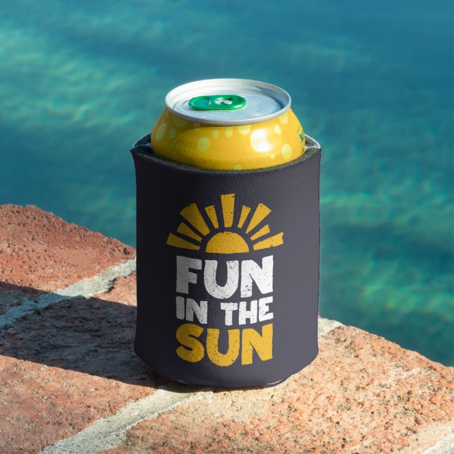 A sign that says fun on the sun can cooler (In Situ Pool)