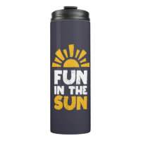 A sign that says fun on the sun