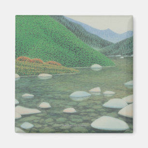 A Silent Corner in Moutains Magnet