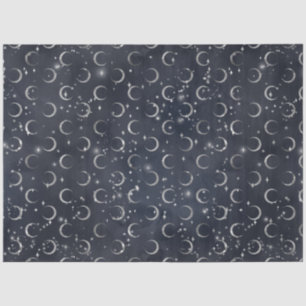 A Silver Starry Night Series Design 6 Tissue Paper