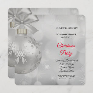 A Simple Elegant Christmas party invitation