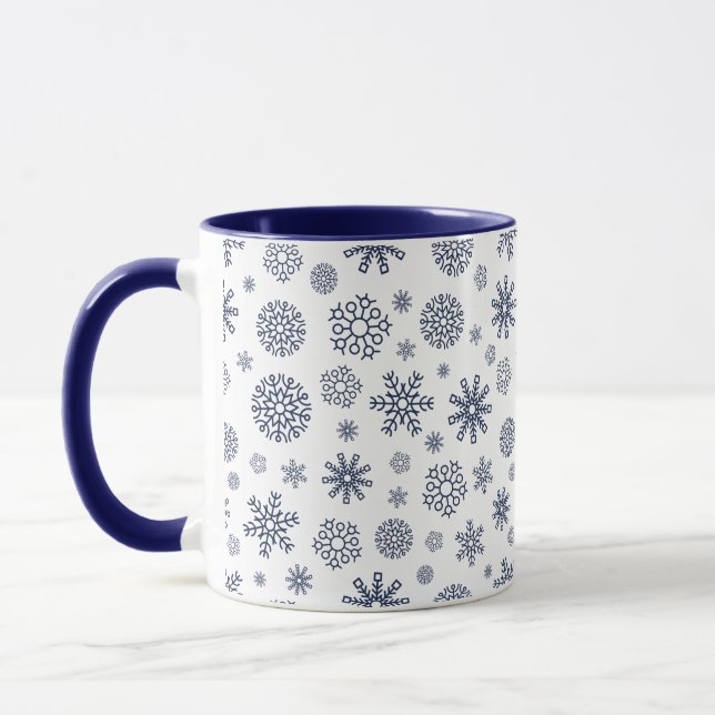  A Simple Elegant Floral Vine Pattern Mug (Left)