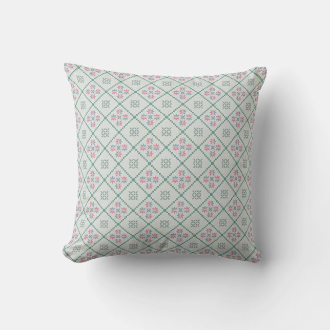  A simple geometric pattern Throw Pillow  (Front)