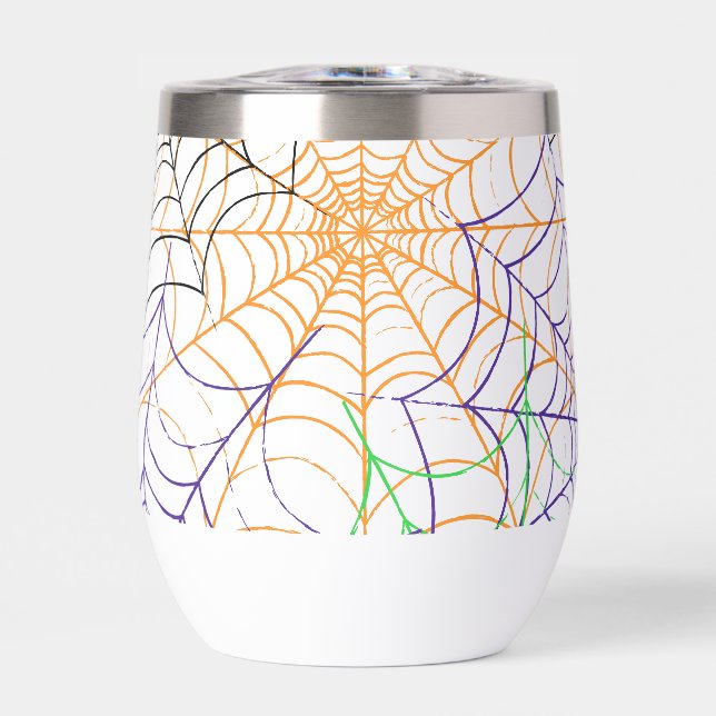 A Simple Halloween Spider's Web Pattern (Front)