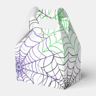 A Simple Halloween Spider's Web Pattern Favour Box