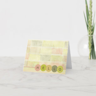 A Simple Hello Card