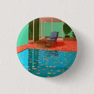 A simple modern 3 cm round badge