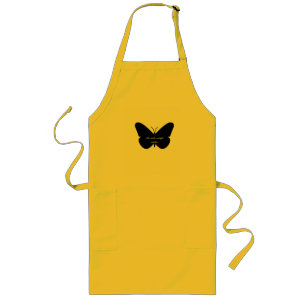 A simple quote in a simple butterfly long apron