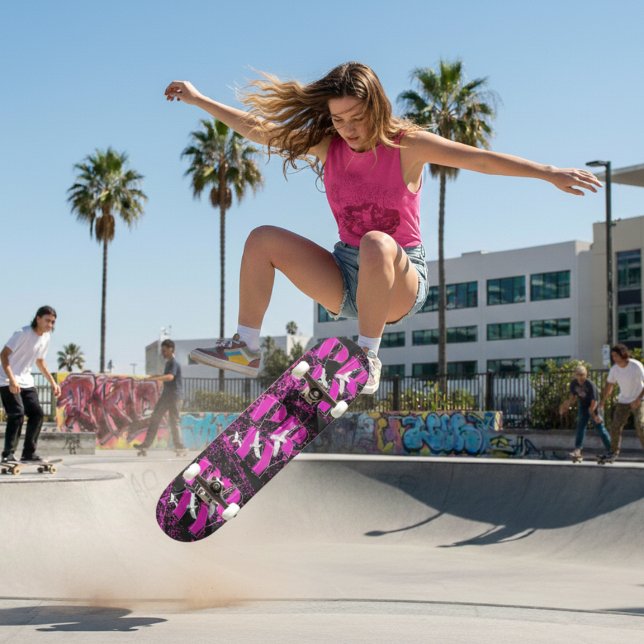 A Simple Reminder PRAY Christian Faith Skateboard (Big motion, bold mindset. PRAY hits loud in every move.)