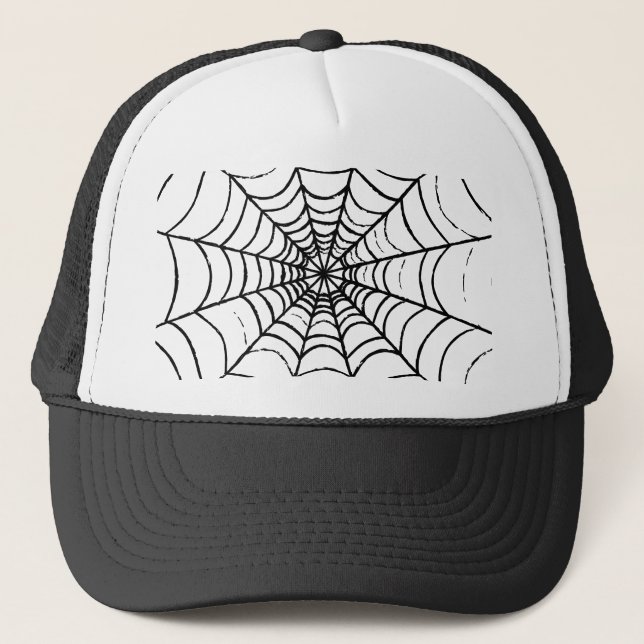 A Simple Spider's Web - Close Up Trucker Hat (Front)