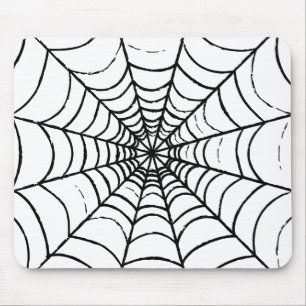 A Simple Spider's Web Mouse Mat