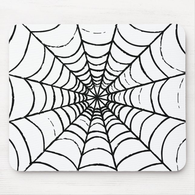A Simple Spider's Web Mouse Mat (Front)