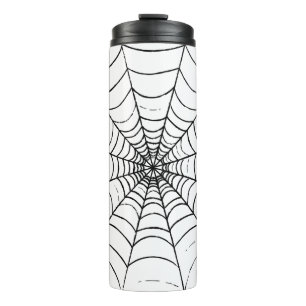 A Simple Spider's Web Thermal Tumbler