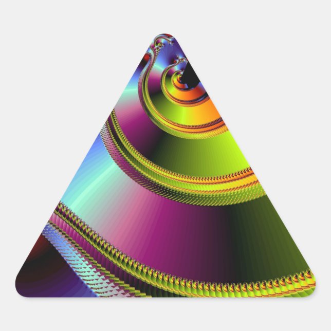 A Simple Twist of Fate Triangle Sticker (Front)