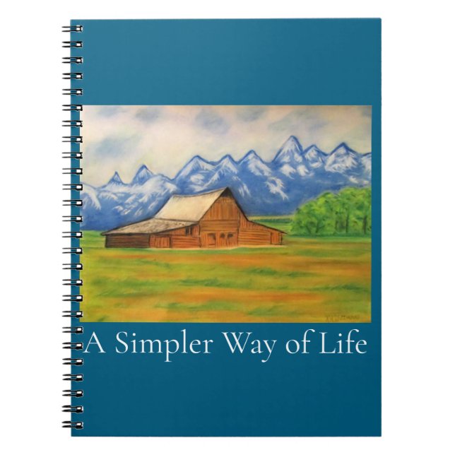 A Simpler Way of Life Classic Notebook (Front)