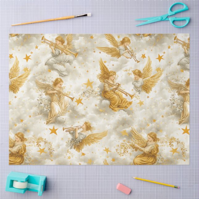 A Singing Angel Choir Series Design #14 Tissue Paper (Craft)