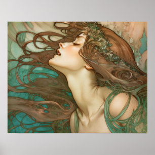 A singing mermaid poster