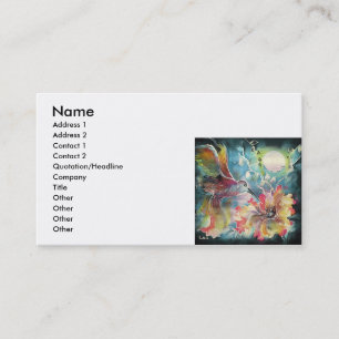 A Single Hummingbird Business Card