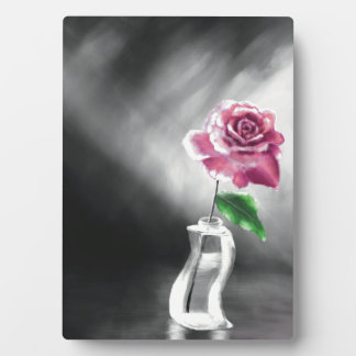A Single Rose Plaque