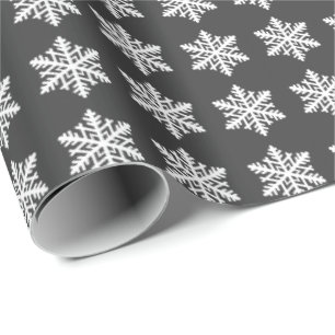 A Single Snowflake Wrapping Paper