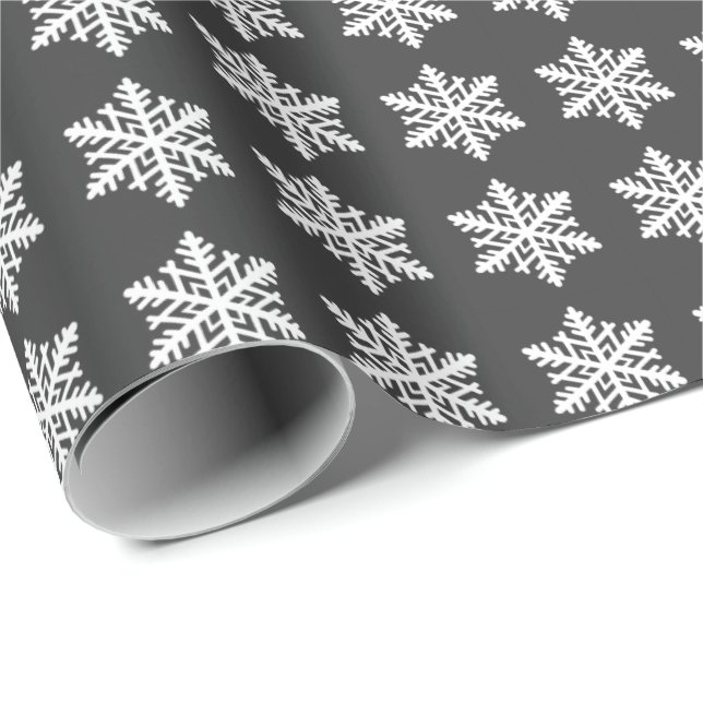 A Single Snowflake Wrapping Paper (Roll Corner)