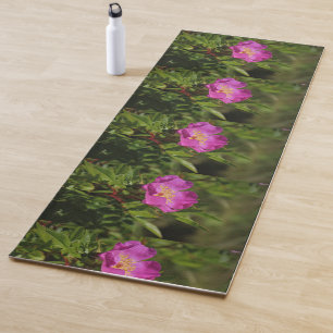 A Single Wild Rose Yoga Mat