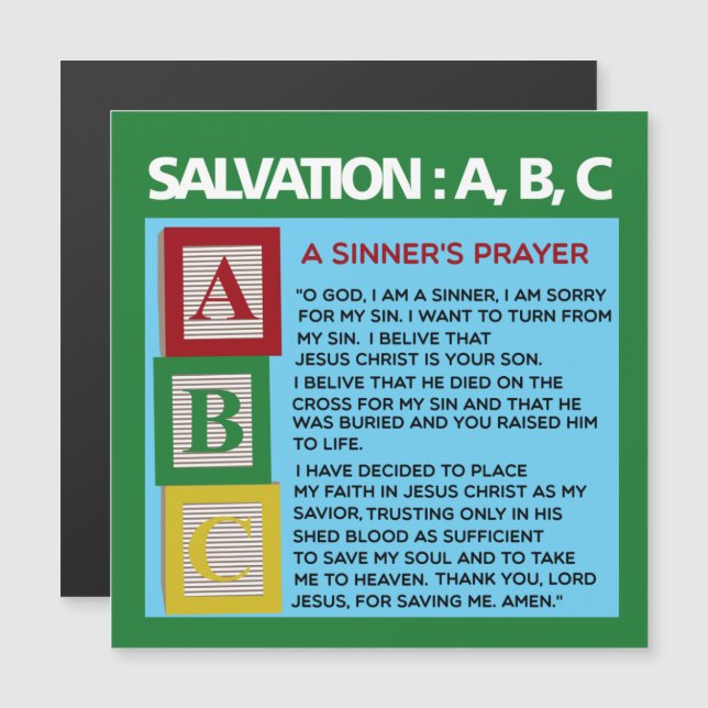 A Sinner's Prayer  (Front/Back)