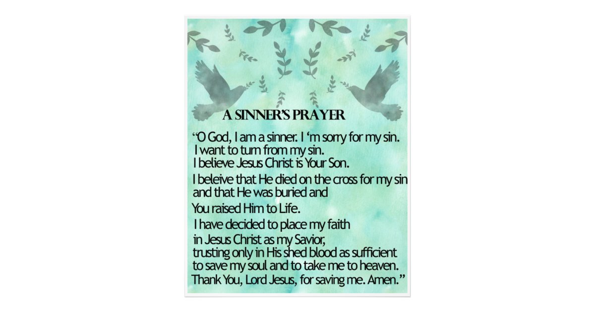 A Sinner's Prayer Photo Print | Zazzle