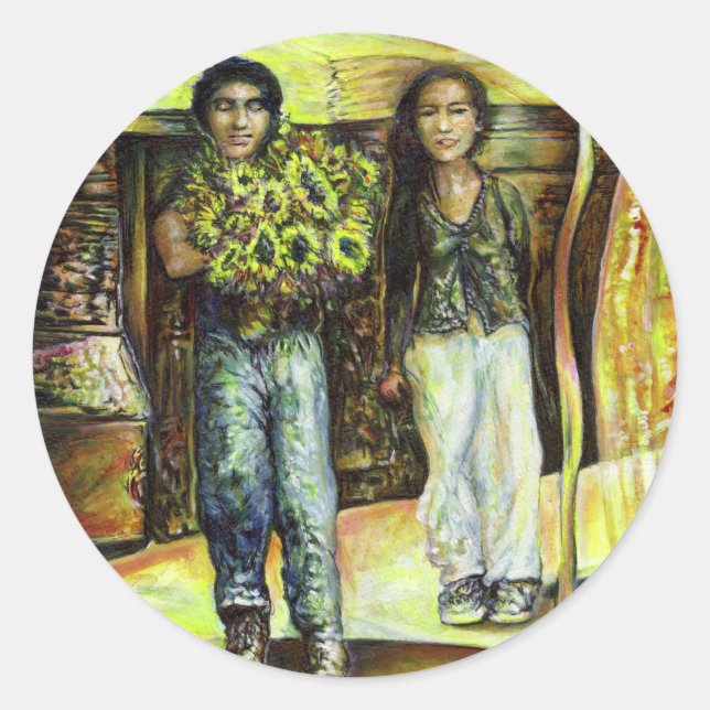 A Sistine ChapeI Phase of a ChaIIenge  Classic Round Sticker (Front)