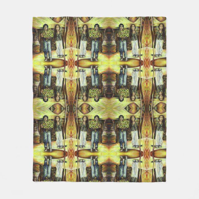 A Sistine ChapeI Phase of a ChaIIenge  Fleece Blanket (Front)