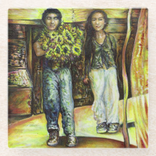 A Sistine ChapeI Phase of a ChaIIenge  Glass Coaster